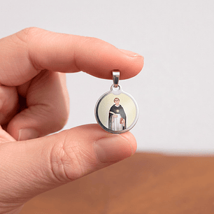 Saint Thomas Aquinas Steel Medal