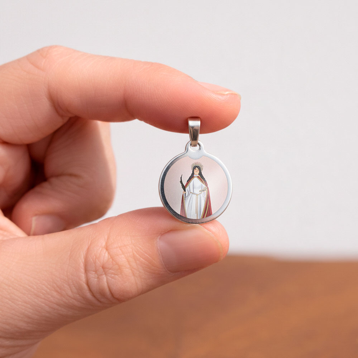 Medalha de aço de Santa Tecla 2