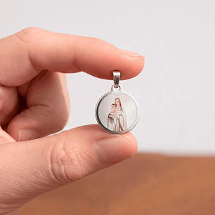 Medalla de acero de Nuestra Señora de las Nieves