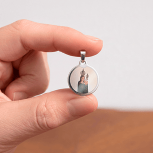 Medalla de acero de Nuestra Señora de Loreto