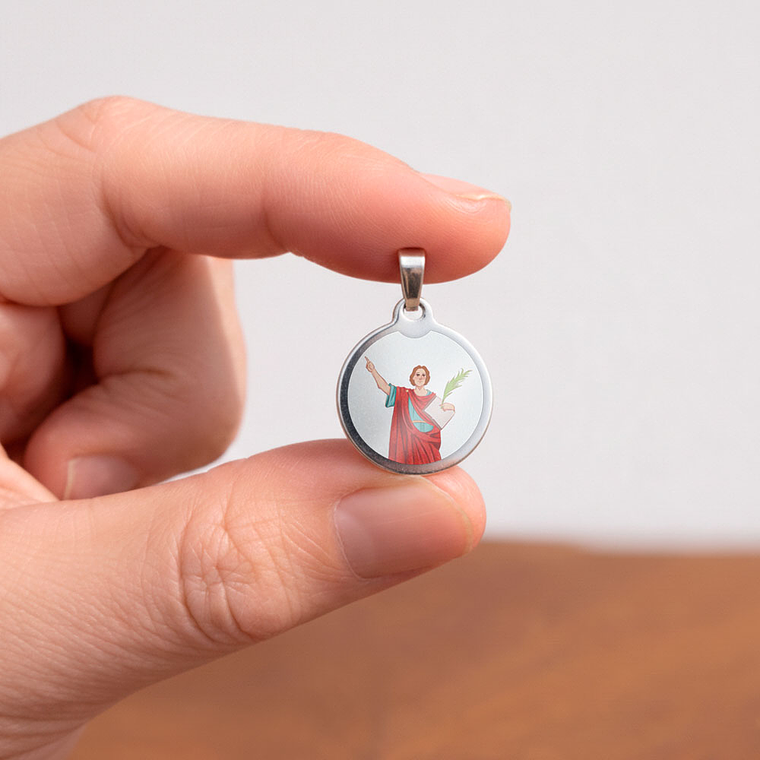 Medaglia in acciaio di San Pancrazio 2