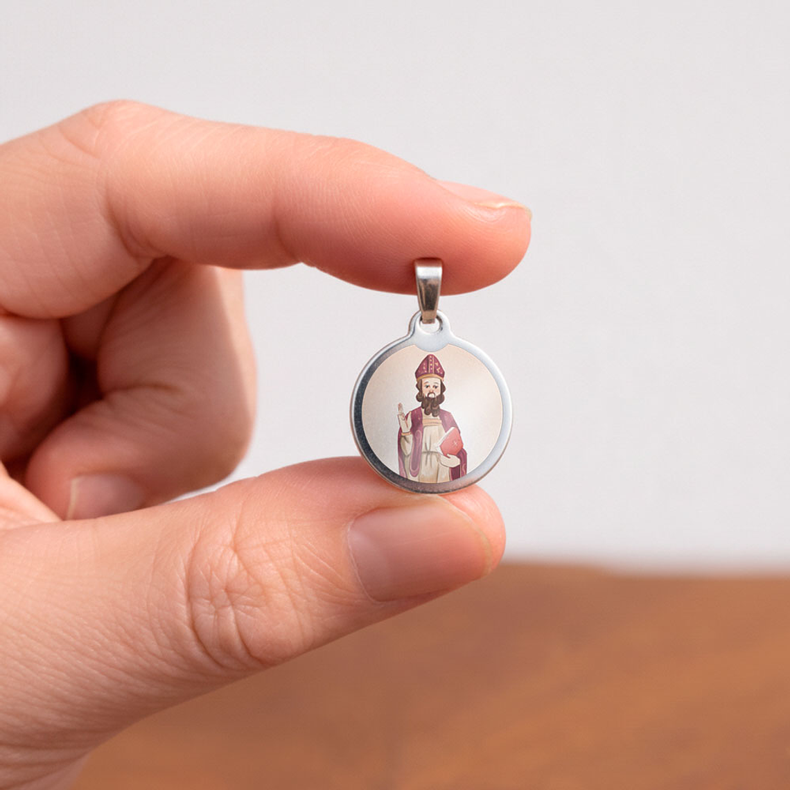 Médaille en acier de Saint Nicolas 2