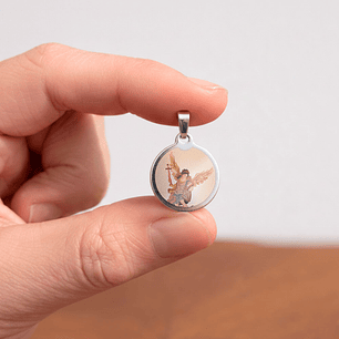 Saint Michael Steel Medal