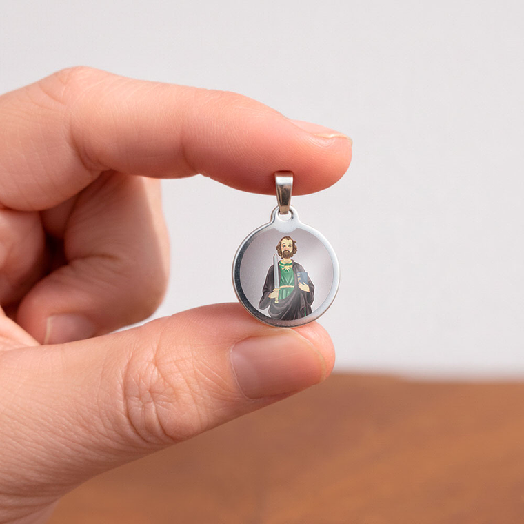 Saint Matthew Steel Medal 2