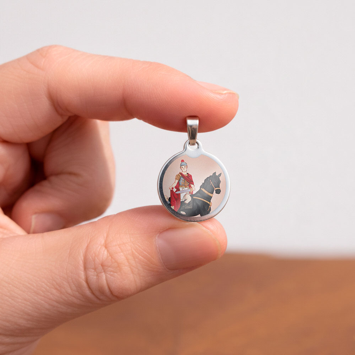 Medalha de aço de São Martinho de Tours 2