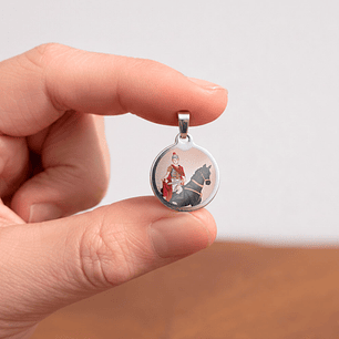 Medaglia in acciaio di San Martino di Tours