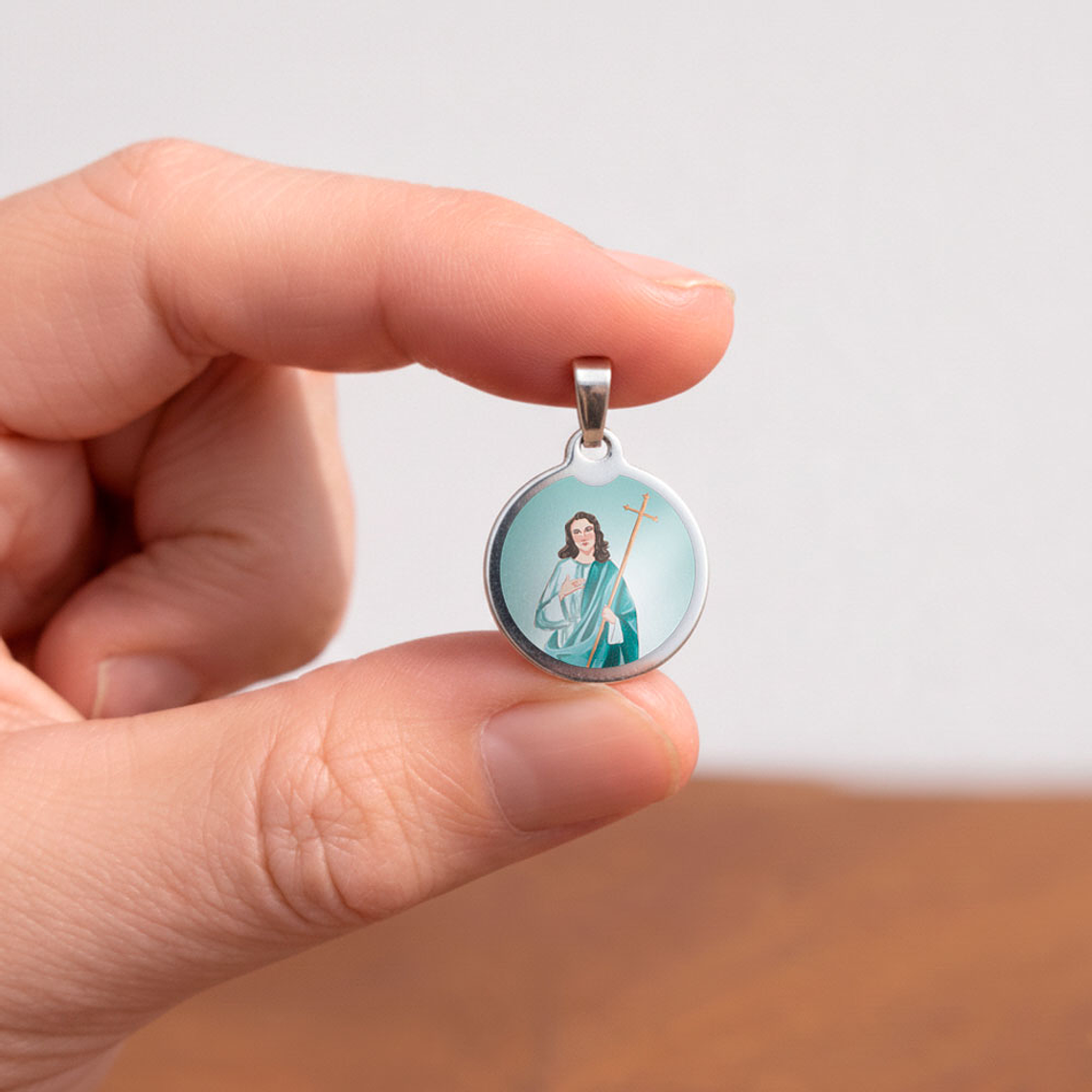 Medaglia in acciaio di Santa Marta 2