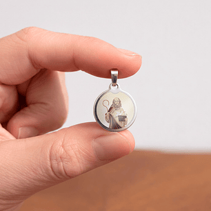 Medaglia in acciaio di San Gioacchino