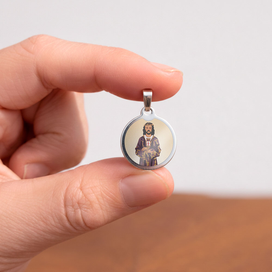 Medalha de aço de Jesus Medinaceli 2