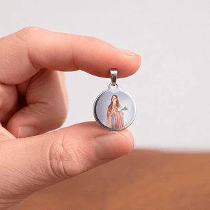 Saint Maria Goretti Steel Medal