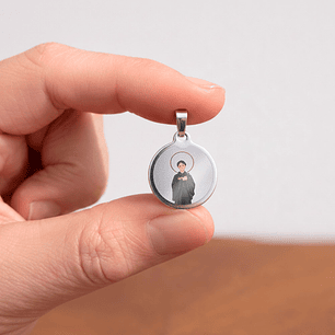 Saint Gemma Steel Medal