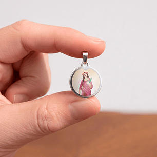 Saint Philomena Steel Medal