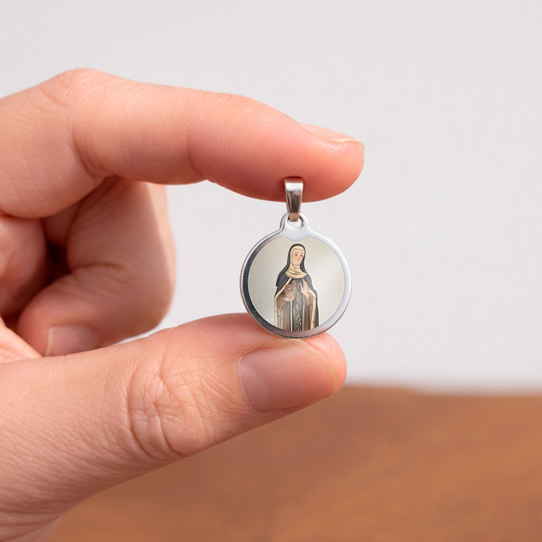 Medalla de acero de Santa Eduviges 2