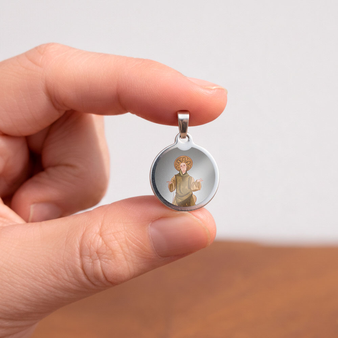 Medalha de aço de São Cono 2