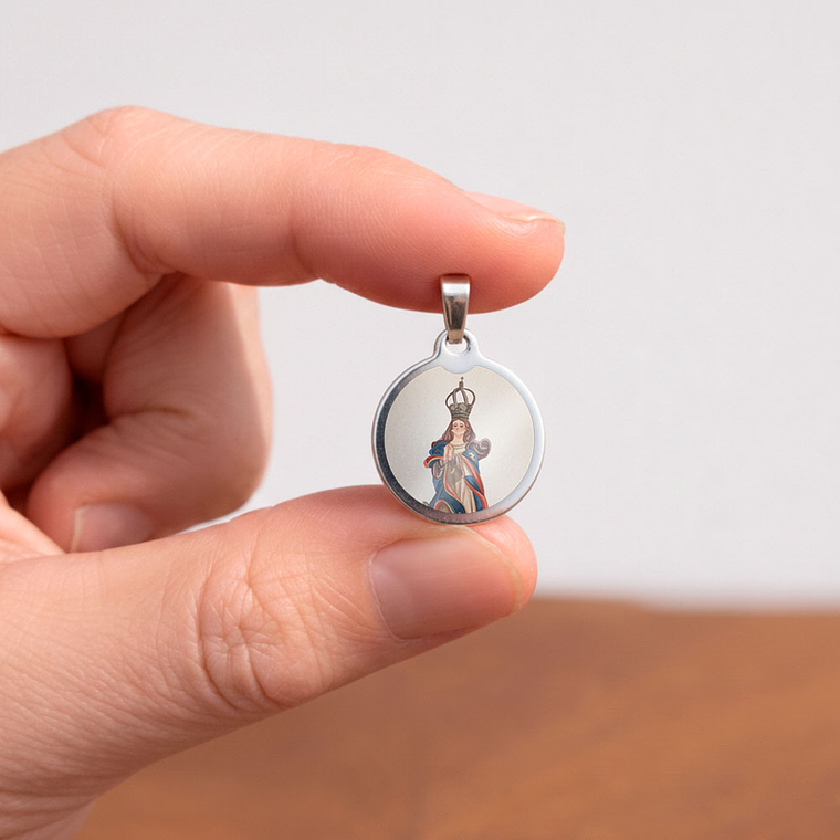 Medaglia in acciaio di Nostra Signora della Concezione 2