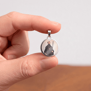 Saint Anthony the Great Steel Medal