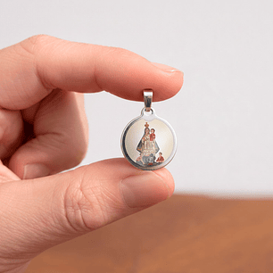 Our Lady of Agony Steel Medal