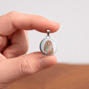 Our Lady of Guadalupe Steel Medal