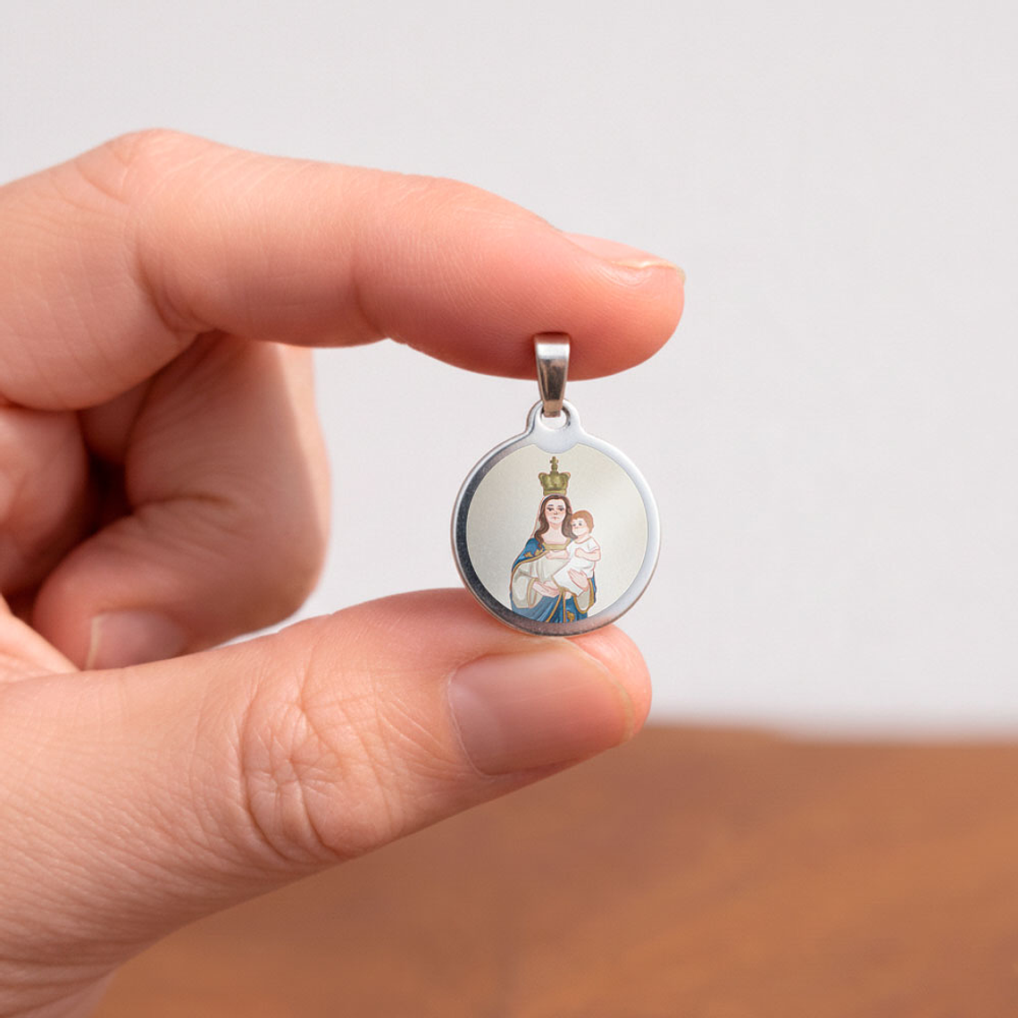 Medaglia in acciaio di Nostra Signora dell'Esilio 2