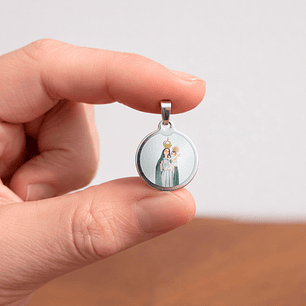 Medalla de acero de Nuestra Señora del Camino