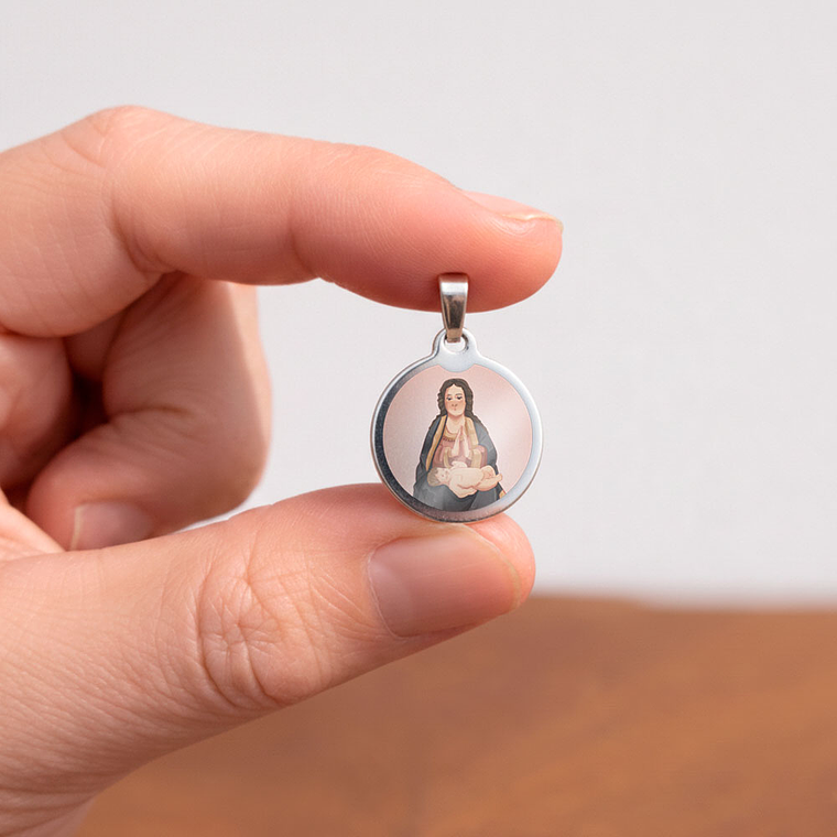 Medalha de aço de Nossa Senhora de Belém 2