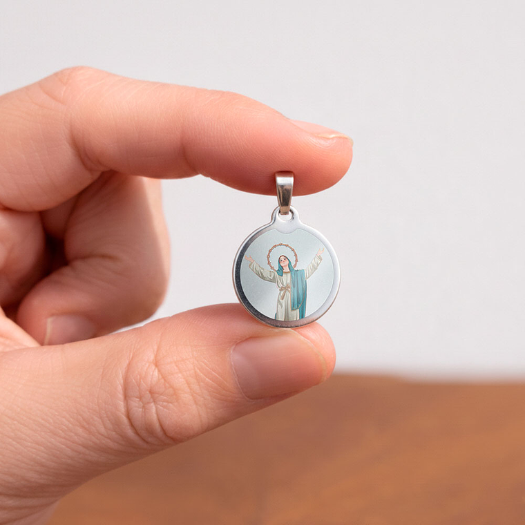 Medalha de aço de Nossa Senhora da Assunção 2