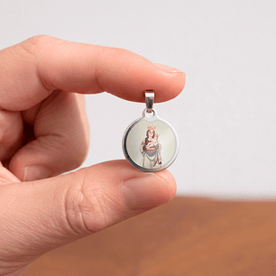 Medalla de acero de Nuestra Señora de la Almudena