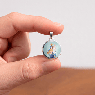 Our Lady of Relief Steel Medal