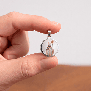 Saint Patrick Steel Medal