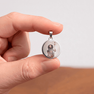 Medaglia in acciaio di San Rocco