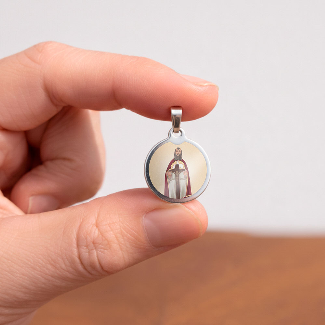 Medalha de aço da Santíssima Trindade 2