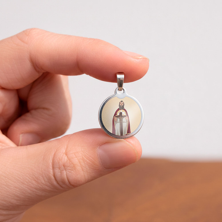 Medalha de aço da Santíssima Trindade 2