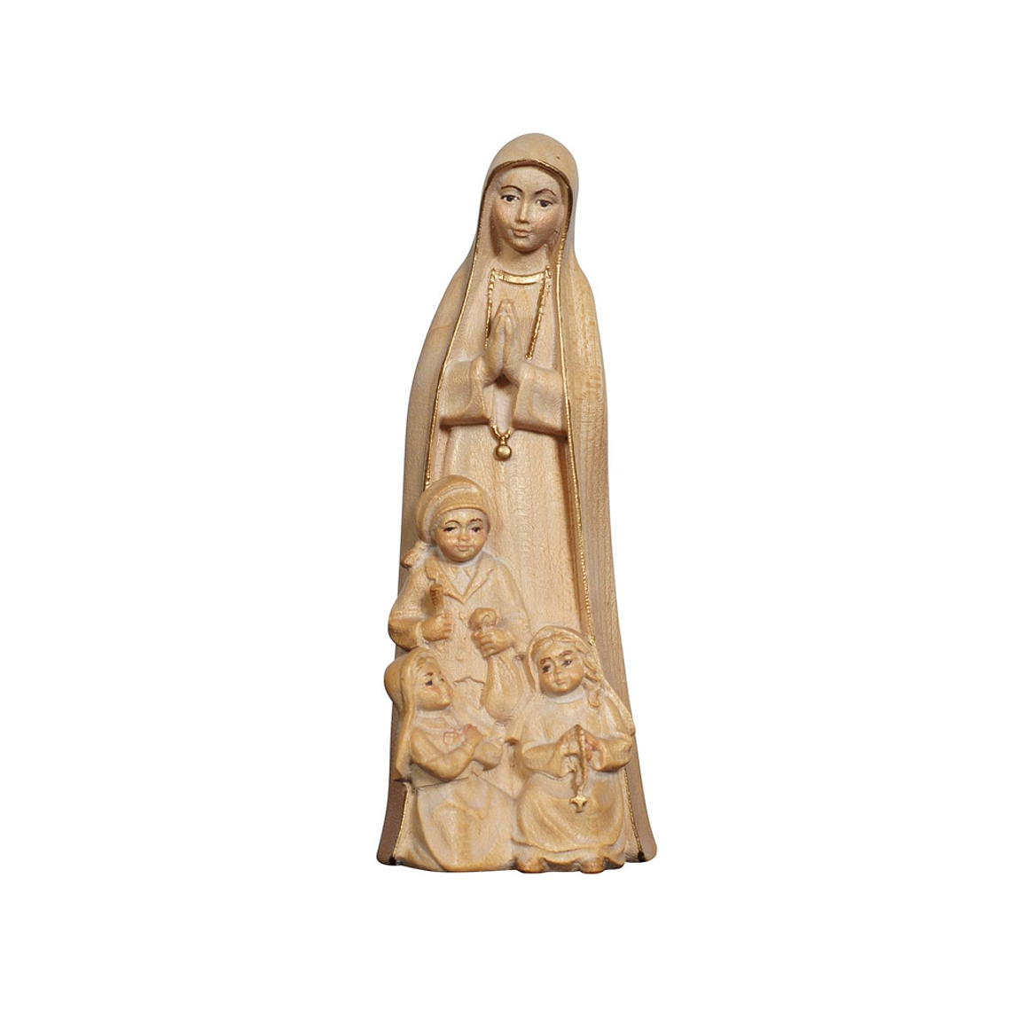 Immagine in legno Apparizione di Fatima 1