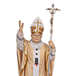 Pope John Paul II statue - Wood - thumbnail 2