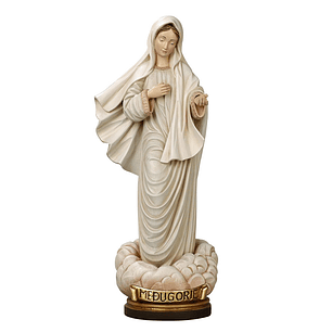 Our Lady of Medjugorje - Wood
