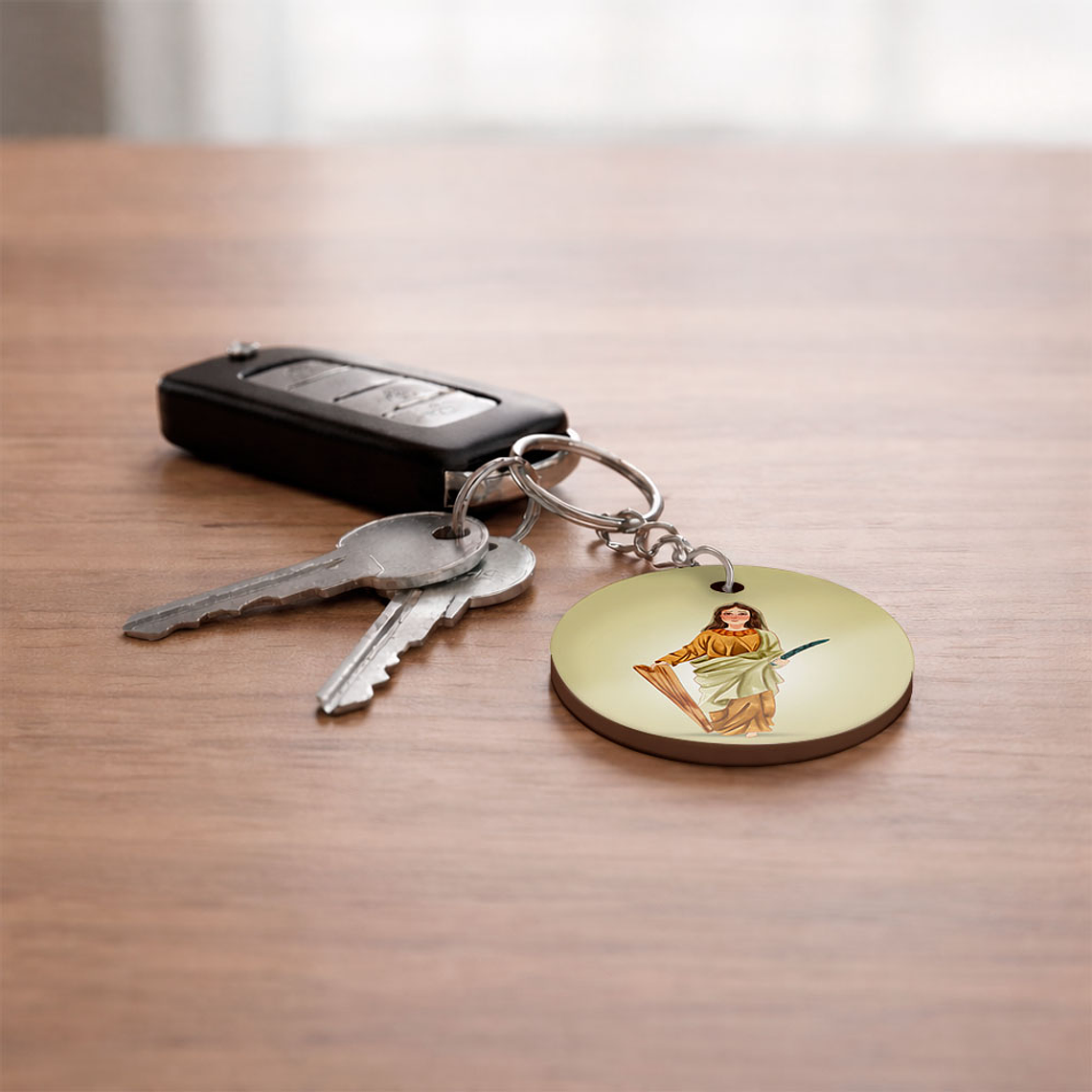Saint Cecilia Keychain 2