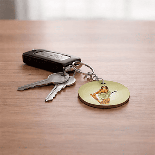 Saint Cecilia Keychain