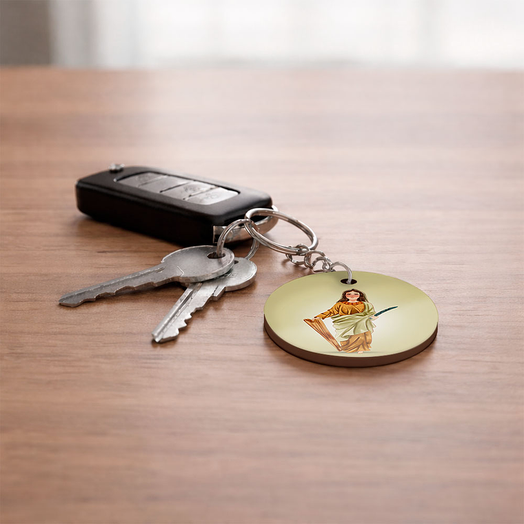 Saint Cecilia Keychain 2