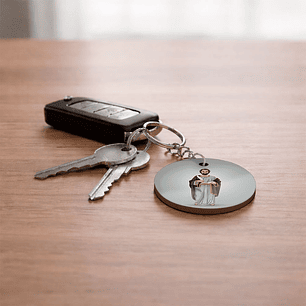 Porte-clés de Saint Luc l'évangéliste