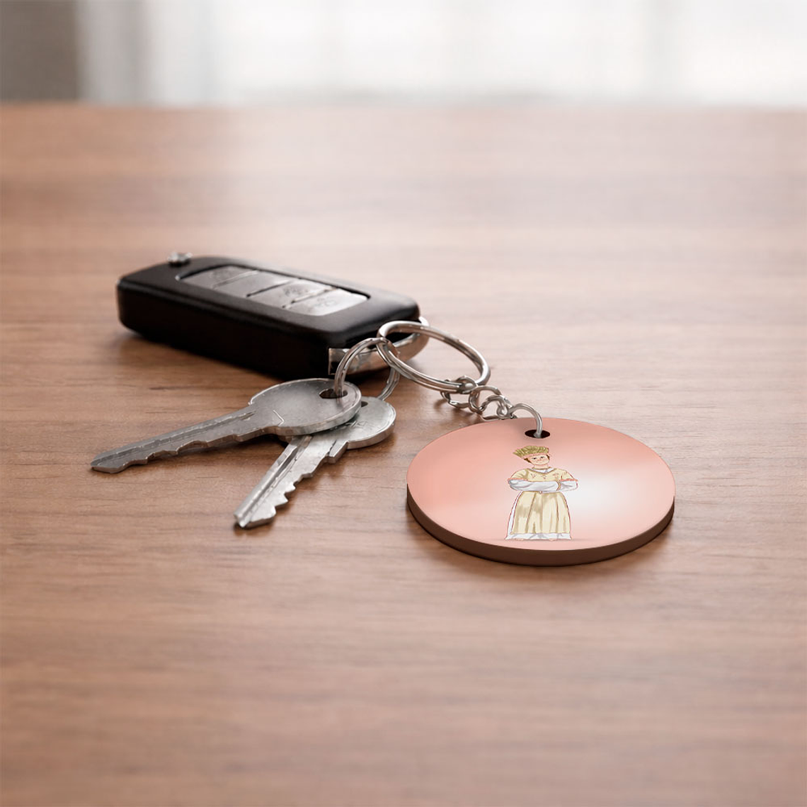 Our Lady of la Salette Keychain 2