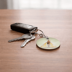 Our Lady of Rocio Keychain