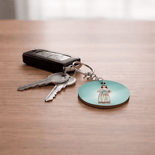 Saint Zita Keychain