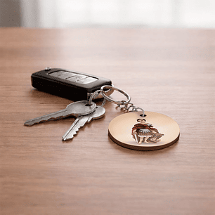 Saint Genesius Keychain