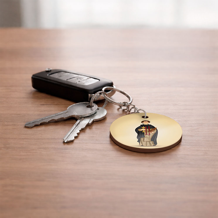 Saint Hyacinth Keychain 2