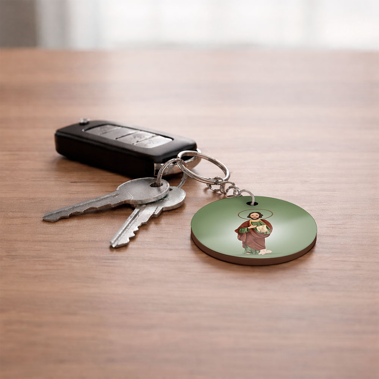 Porte-clés de Saint  Luc l'évangéliste 2