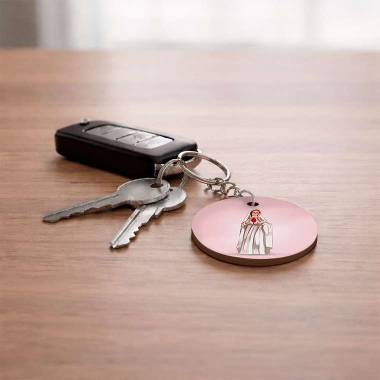 Chaveiro de Nossa Senhora do Coração 2