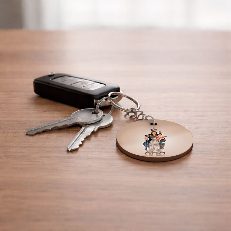 Our Lady of Franqueira Keychain 2