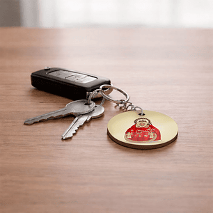 Our Lady of the Pine Keychain