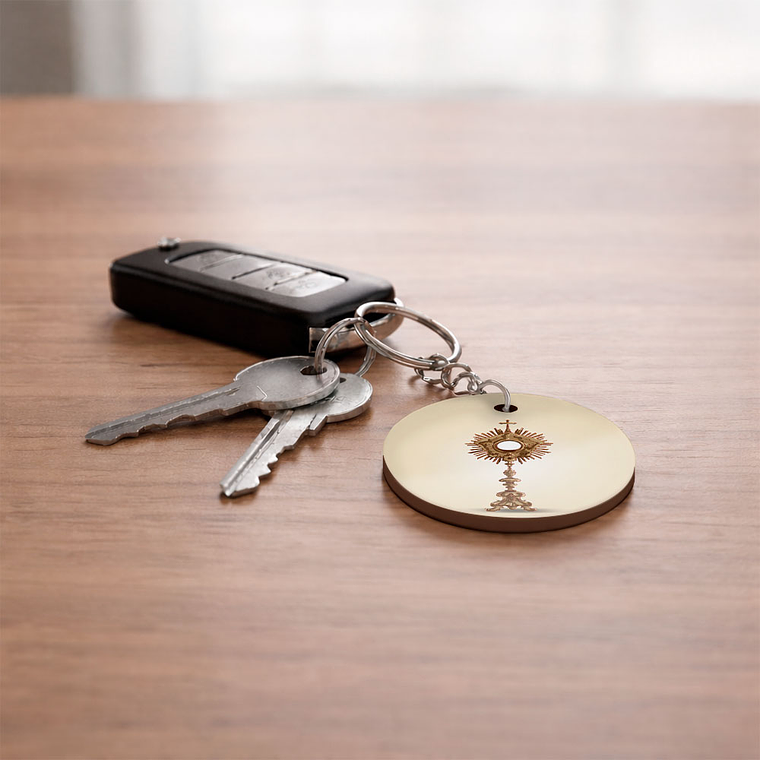 Blessed Sacrament Keychain  2