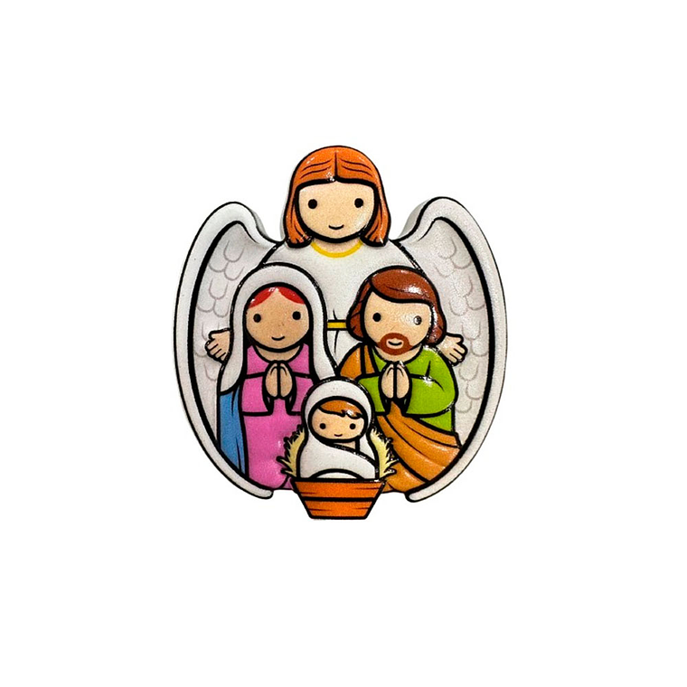 Guardian Angel with children magnet 1